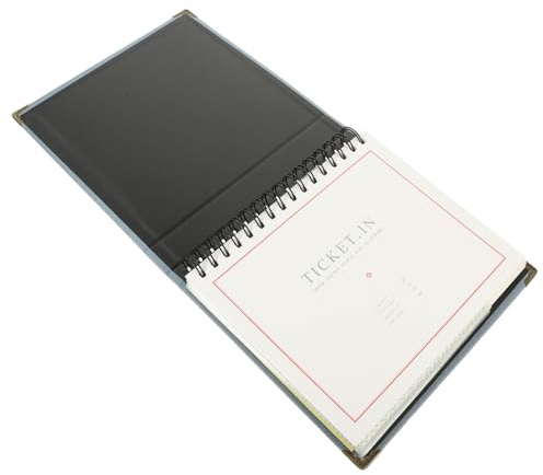 LIFKOME Álbum Para Entradas y Recibos Con Diseño Decorativo Organizador Práctico Para Tarjetas Billetes Fotos Libro De Colección Portátil