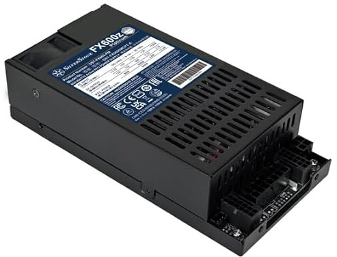 Silverstone Technology FX600z Platinum, Cybenetics Platinum 600W Vollmodulares Flex ATX-Netzteil, SST-FX600-PM