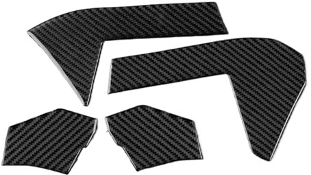 ATNVSJ Splashboard air Conditioner Vent Panel Cover Trim Sticker Compatible for Audi A3 S3 8Y 2021-2025 Carbon Fiber car Interior Accessories(Left Hand Drive)