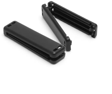 2 clip per cintura di sicurezza per auto, universale, per una guida comoda, impedisce l'attrito sul collo, facile installazione, colore nero, 59 mm