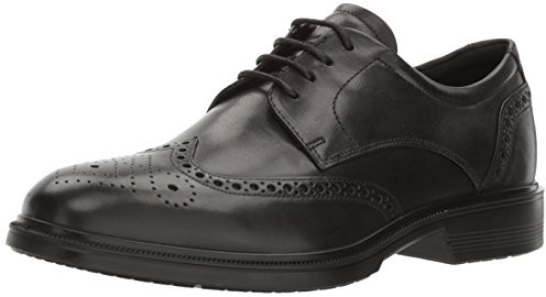 Ecco Herren Lisbon Brogues, Schwarz (Black 1001), 46 EU