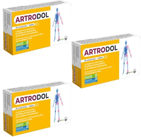 Agips Artrodol Integratore per Articolazioni Ossa e Cartilagine con Condroitina e Glucosamina ad Alto Dosaggio 90 compresse (3 Scatole)