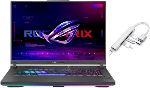 Asus ROG Strix G16 Gaming Laptop | 16 WUXGA 165Hz Display | Intel Core i7-13650HX | NVIDIA GeForce RTX 4060 | Retroilluminato | Nero | 32GB RAM DDR5 | 1024GB SSD | Windows 11 Home |Bundle con USB 3.0