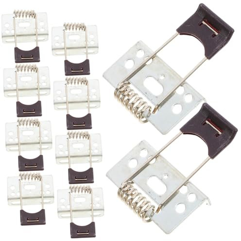 DOITOOL 10pcs Spring Clips for Lamp Led Panel Lighting Accessories Recessed Installation Secure Easy Spring Clips for Lamp