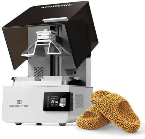 Anycubic Photon P1, 10,1'' Resin 3D Drucker mit Auto-Leveling | 14K Precision & LighTurbo 4.0, Applicable Dual-Color/-Material-Druckplattform, Smarte Überwachung, Druckgröße 223x126x230mm