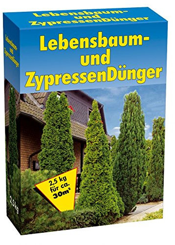 GP TONER Lebensbaum und Zypressendünger 2,5kg Lebensbaumdünger Dünger Langzeitdünger