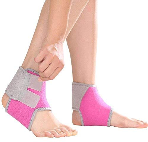 1 Pair Attelle Cheville Sport Enfant Protection Chevillere Entorse Tendinite Support Soutien Bandage Cheville Protège-pieds Récupération Blessures pour Exercices Basketball Football Cyclisme Course