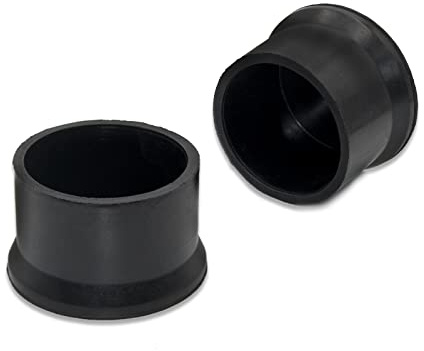Flyshop 2, 50 mm, Patio Round Chair Leg Caps, Furniture Table Feet Covers Floor Protectors, Anti-Skid Durable Thick Rubber Leg Tips, 8 Pack, Black