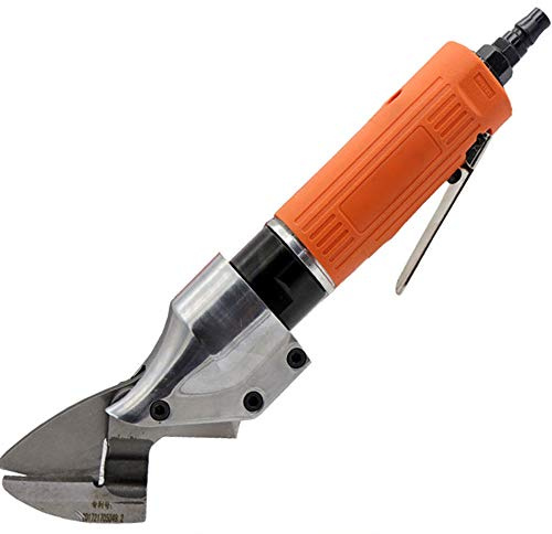 Ciseaux pneumatiques, cisailles d'air professionnels, ciseaux métalliques à air robustes avec lames interchangeables, acier au vanadium chromé - pour carton en plastique Matel en acier à 18 jauges,C