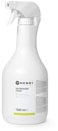 HENDI Fettlöser Foam, kraftvoll gegen Fett und Schmutz, ideal für vertikale Flächen, für Lebensmittelvorbereitungsbereiche, 1000ml