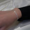 Armband 925 Sterling Silber Funkelndes Glitzerarmband Temperament Frauen Vielseitige Sternenkette Freundin Geschenk