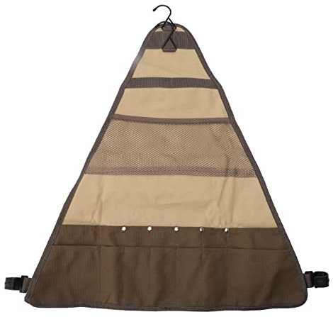 Camping Geschirr Tasche, Outdoor Picknick Besteck Geschirr Aufbewahrung tasche, Barbecue Kochgeschirr Besteck Leinwand Trage tasche für BBQ, Camping, Wandern