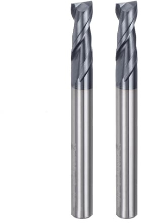 QUARKZMAN 2Pcs Fraises à Bout Carré 5mm de Diamètre et de 5mm de Queue Noir