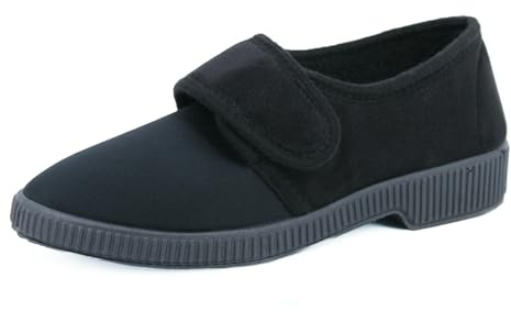 JOMIX Pantofole Donna Invernali Ciabatte da Anziani con Strappo Scarpe Lavabile in Lavatrice