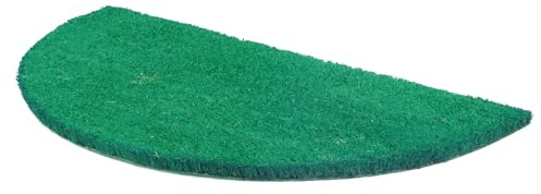 Comart - Zerbino Unito - Cocco Colorato Antiscivolo - 23x53 cm Verde