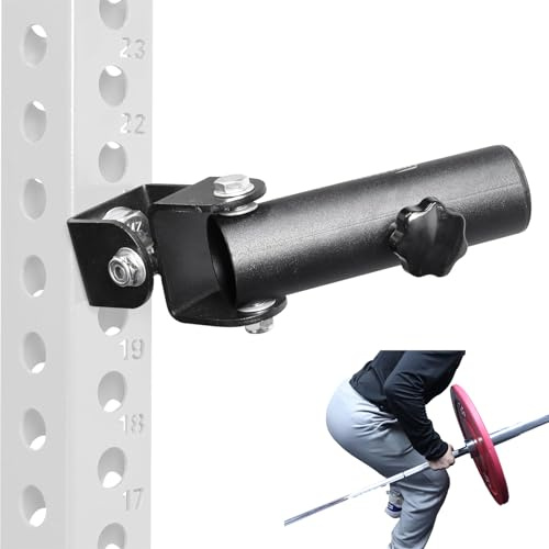 AHTAPFON Barbell Landmine Attachment for Rack,360°Rotation T-Bar Row Attachment Platform,Landmine Base ,Fits 2″ Olympic Barbell