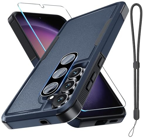RMOCR for Samsung Galaxy S25 FE Case,Military Grade Phone Cover,Navy Blue