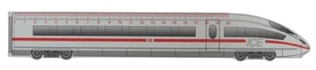 Lineal - 20 cm - ICE - DB Deutsche Bahn
