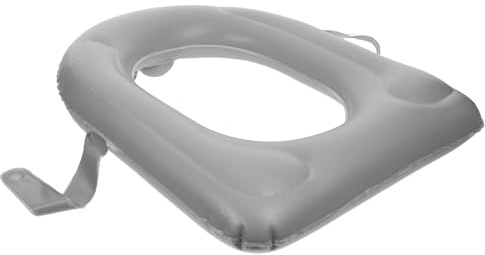 ARTSEWPLY Coussin Siège Toilette Gonflable Pvc Rehausseur Ventouses Portable Léger Toilettage Personnes Âgées Camping Usage Domestique