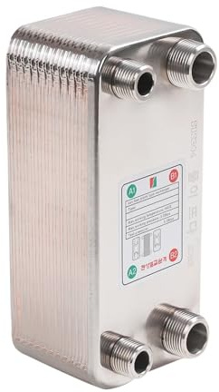Heat Exchanger, 22 Plates,4.5Mpa Brazed Plate Heat Exchanger, Floor And Water Heating, Snow Melting