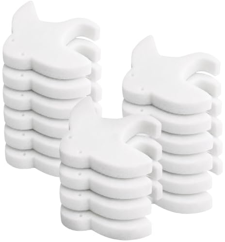 Shyllin 16 Stücke Ölabsorbierender Schwamm, Whirlpool Schaumabsorber, Poolschwamm Absorbier, Ölabsorbierender Filterschwamm, Reinigungsschwamm für Verwendung in Pools, Spas, Badewannen, Küchen