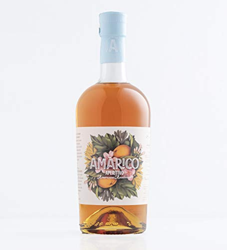 Amàrico Originale - Apéritif italien sans alcool - Aromatique & frais avec des notes d'agrumes d'orange et de citron - Spritz Lovers - 50cl