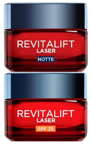 L'Oréal Paris Revitalift Laser Deep Anti-Aging Treatment SPF 25 Dagkräm och Nattkräm - 2x 50ml burkar