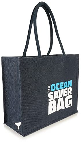 Jute statt Plastik Original | JB1415MOS | Jutetasche | Jutebeutel Einkaufstasche Handtasche | Fair & Nachhaltig | Shopping Einkauf