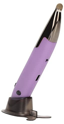 Bewinner Souris Stylo de Poche Optique sans Fil, Souris Stylo de Poche Rechargeable avec Fonction Stylet, Souris à Double Mode Bluetooth 2,4 G pour Ordinateur Portable, Tablette PC(Violet)
