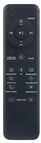 ALLIMITY WIR1190014301 Ersatz Fernbedienung passend für JBL Soundbar Bar | 2.1, Bar 3.1, Bar 5.1 Channerl Surround