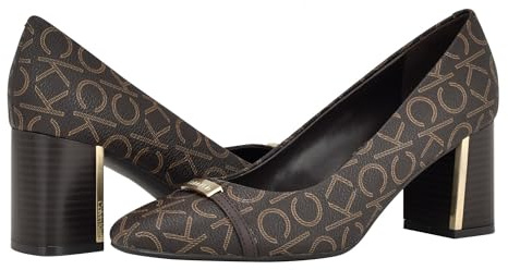 Calvin Klein Zapatos de tacón Unesta para Mujer, Logotipo marrón 200, 40 EU