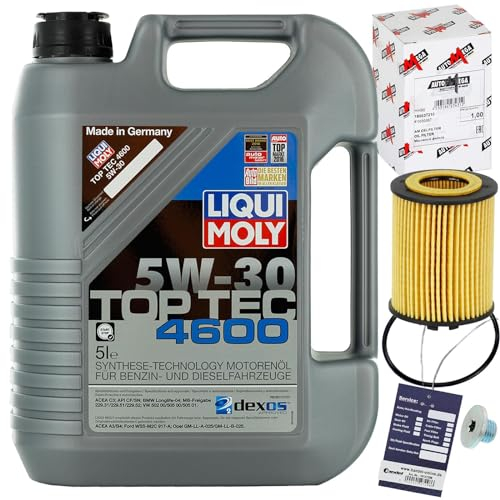 BandelOne enthält Ölfilter+Liqui 5W30 Öl passend für Agila Astra G H Combo Corsa B C D Meriva
