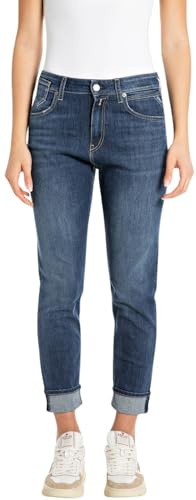 Replay Damen Jeans Marty Boyfit, Blau (Medium Blue 009-4), 27W/30L