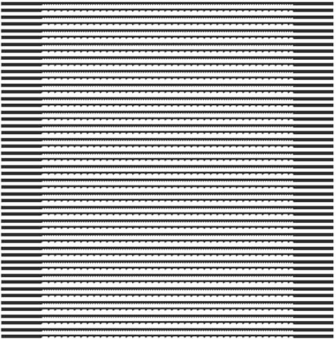 Generic 50 Pack Scroll Saw Blades, 5 Inch, High Carbon Steel, Pinless, Precision Ground, Wood, Plastic, Metal Cutting (50pcs)