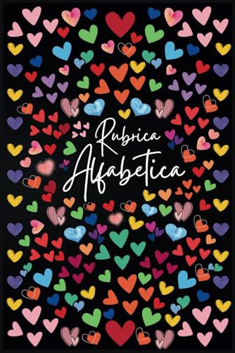 Rubrica alfabetica: Organizer alfabetico | Quaderno A5 quadretti con 4 pagine per ogni lettera | un posto per scrivere la data su ogni pagina