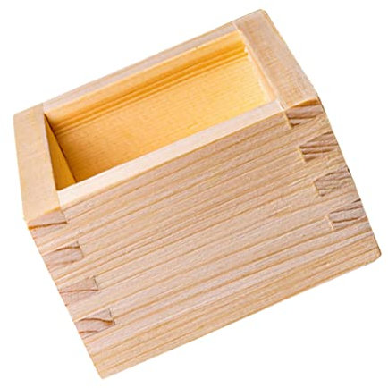 GRADENEVE 2stücke Traditionelle Sake-tasse Aufbewahrungsbox Quadratische Form Für Zuhause Und Sushi-restaurants Vielseitig Einsetzbar Als Sake-becher Oder Für