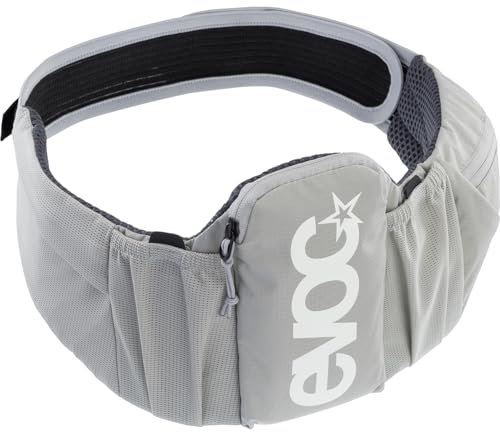 EVOC Trail Belt Hüfttasche, Gürteltasche (für Smartphones bis 6,4 Zoll, ergonomisches Design, AIR Tune System, Flexibler AIRO Flex Hüftgurt), Stone