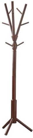 ZLQRTUD Perchero Independiente de Madera Maciza, Perchero Sencillo con trípode para Dormitorio, Sala de Estar, Perchero para Abrigos