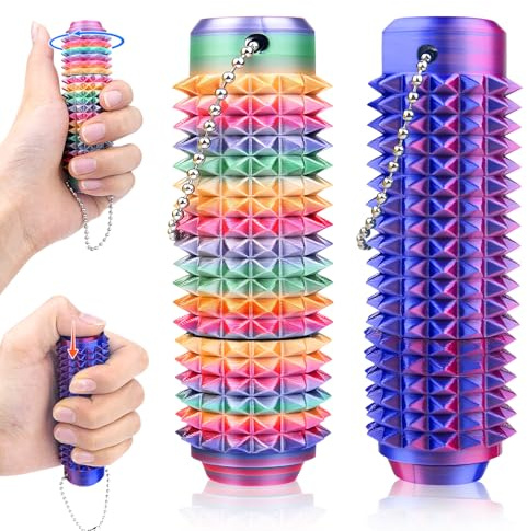 Little Ouchies Pain Fidget, 2 Stück Sensorik Spielzeug Für Erwachsene | Spiky Grippie Stimming Keychain Fidget Toys, Anxiety Relief Anti Stress Toys für ADHS Autismus Stressabbau Geschenke