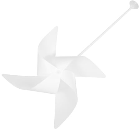 Mikikit 10ensembles Moulin à Vent Extérieur Kit DIY Matériel pour Fabriquer Soi-même avec Bâtonnets Creux Et Ventouses Décoration pour Jardin Et Activités Artistiques