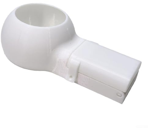 Bol collecteur de poussière portable pour perceuse électrique avec collecteur de copeaux et connexion de bouteille d'eau pour un perçage précis et propre (blanc)