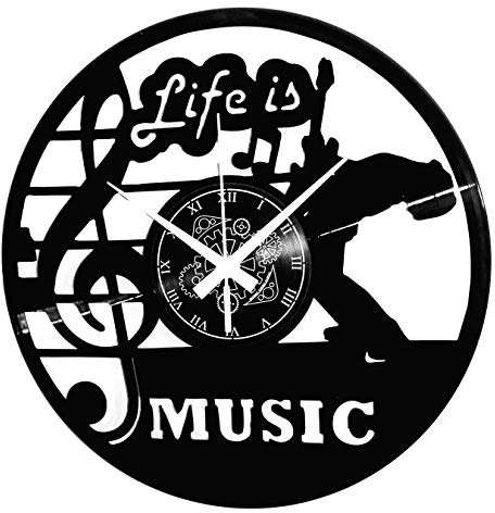 Instant Karma Clocks | Orologio in Vinile da Parete | Musica | Disco | Deejay | Life is Music | Musicista | Chitarrista
