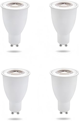 10W GU10 LED Bulbs MR16 GU10 Base 10 Watt(Equivalent to 100W Halogen Bulbs)High Brightness 1000LM LED Spotlight Bulbs for Landscape Recessed Track Lighting,38° Beam Angle,4 Pack (Cool White)