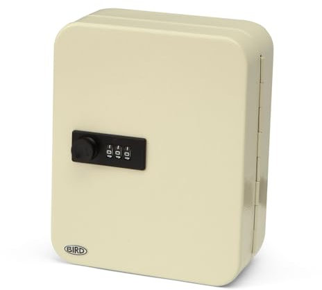 BIRD Armadietto portachiavi a combinazione 20 chiavi (crema)