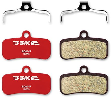 TOP BRAKE 2 Pairs Disc Bike Brake Pads for Shimano 4 Piston Saint BR-M810 M820 Zee M640 XTR-M9120, Deore XT BR-M8020, M8120,M6120,BR-MT420,MT510,MT520 Tektro HD M745 735 725 750 TRP,SL,Slate T4