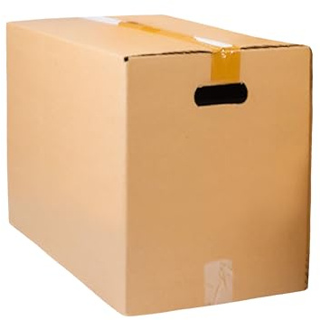 1x SelfHold Large Shipping Box 980 x 360 x 450mm - Double Wall Cardboard Box With Hand Holds *Made in Britain*