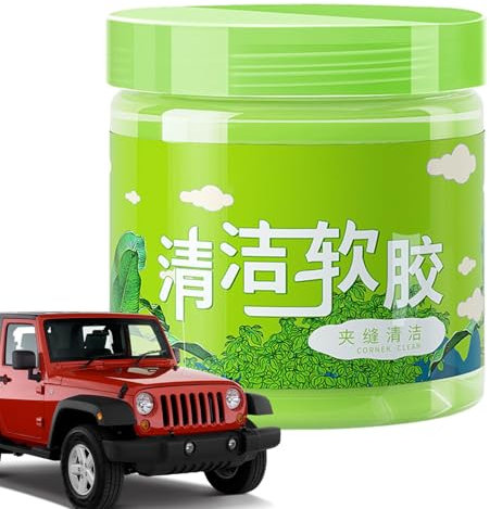 Auto-Reinigungsgel – starke Viskosität, Auto-Reinigungsgel, Kitte, wiederverwendbar, tragbar, Auto-Detailing-Entferner-Gel zur Reinigung, Auto-Entlüftungsreiniger für Tastatur-Fernbedienung