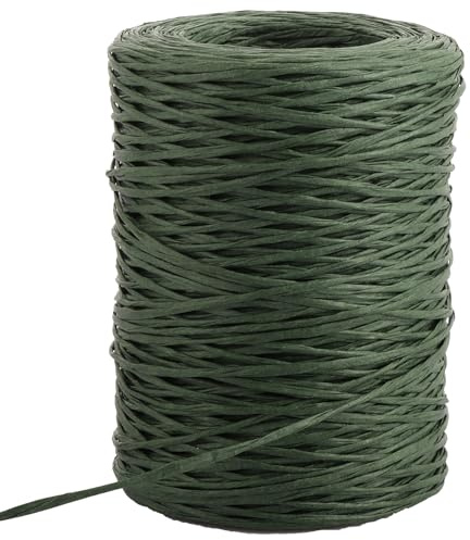 ASelected 210M Green Floral Wires,Bendable Vine Florist Wire,Paper Covered Wire for Floral Bouquets Wrapping, Wreath Making, Floristry Arrangement and Crafts Decorations,Green