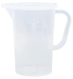 YXDP Vaso medidor de plástico, Vaso Graduado, báscula de Agua, Botella, Herramienta para Hornear en la Cocina