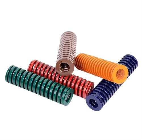 CYMMIYT Ressort de Compression Ressort d'estampage en Spirale, diamètre intérieur 9MM, Bobine de Ressort de Compression, libération de Pression, Moule en Acier à Ressort, 2 pièces(18 x 9 x 70mm,Red)